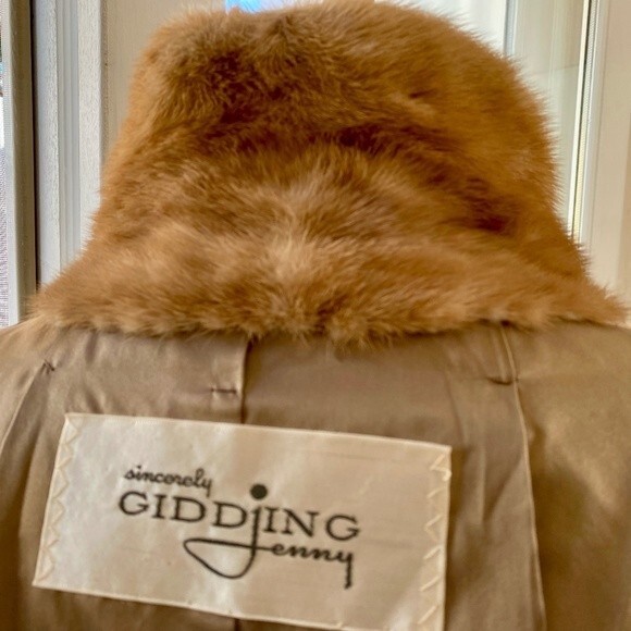 VTG Revillon Blond Mink Jacket Sincerely Jenny Gidding 50s 60s SZ L Red Carpet - Picture 4 of 13